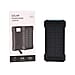 Power Bank 10000mAh with 2.1A Output, 3 Light Modes, 2 USB Ports - Black