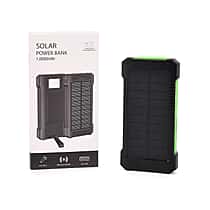 Power Bank 10000mAh with 2.1A Output - Green & Black