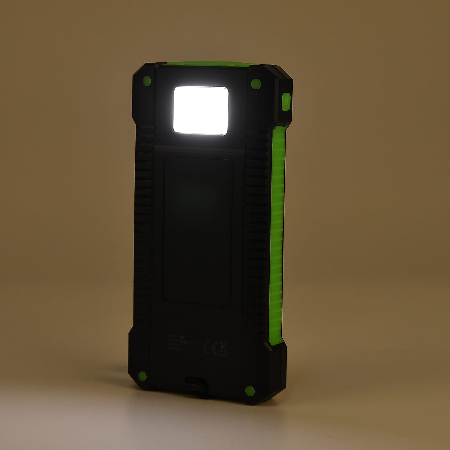 Power Bank 10000mAh with 2.1A Output - Green & Black