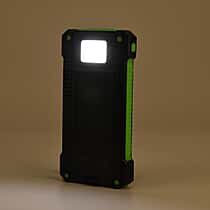 Power Bank 10000mAh with 2.1A Output - Green & Black