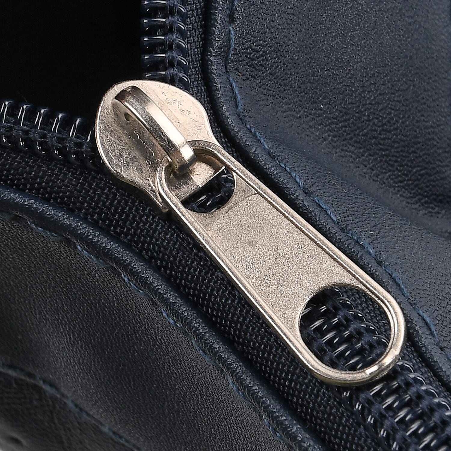 Genuine Leather Multi-Pocket Handbag - Everyday Lifestyle Bag - Blue