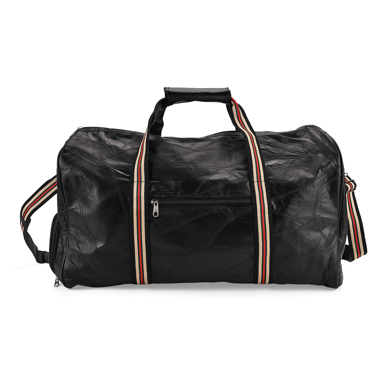 Hong Kong Closeout - 100% Genuine Leather Travel Bag - Black
