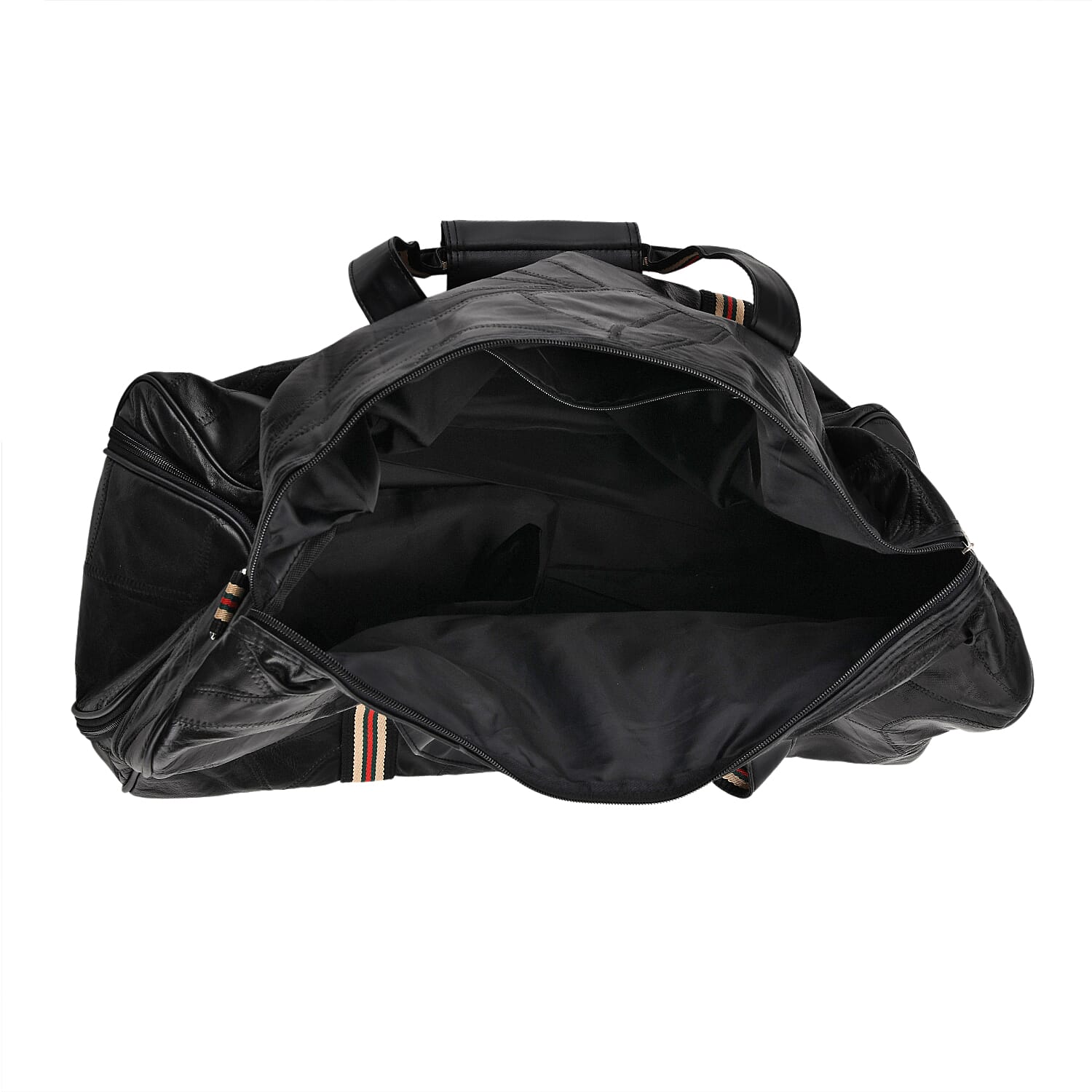 Hong Kong Closeout - 100% Genuine Leather Travel Bag - Black