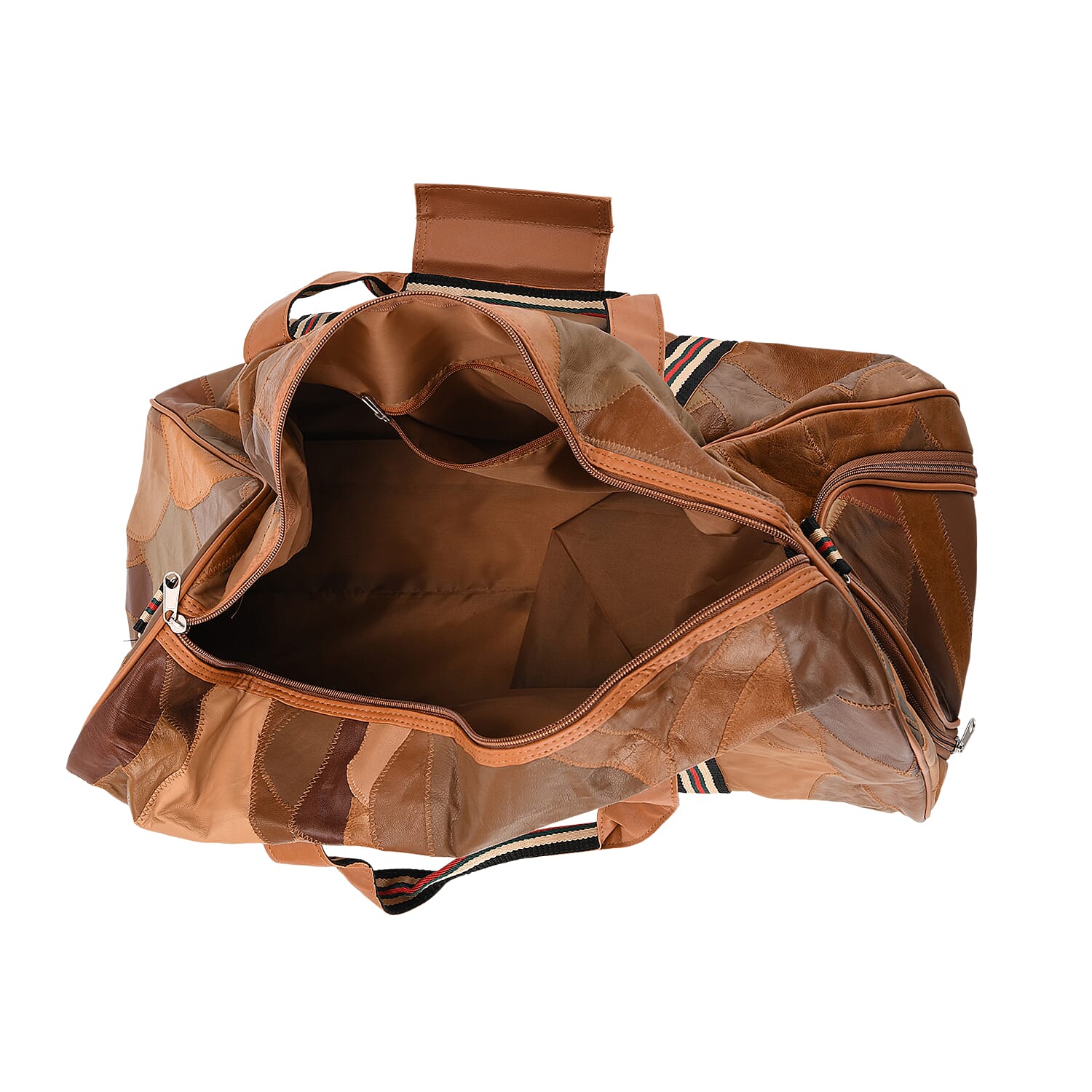 Hong Kong Closeout - 100%  Genuine Leather Travel Bag - Camel