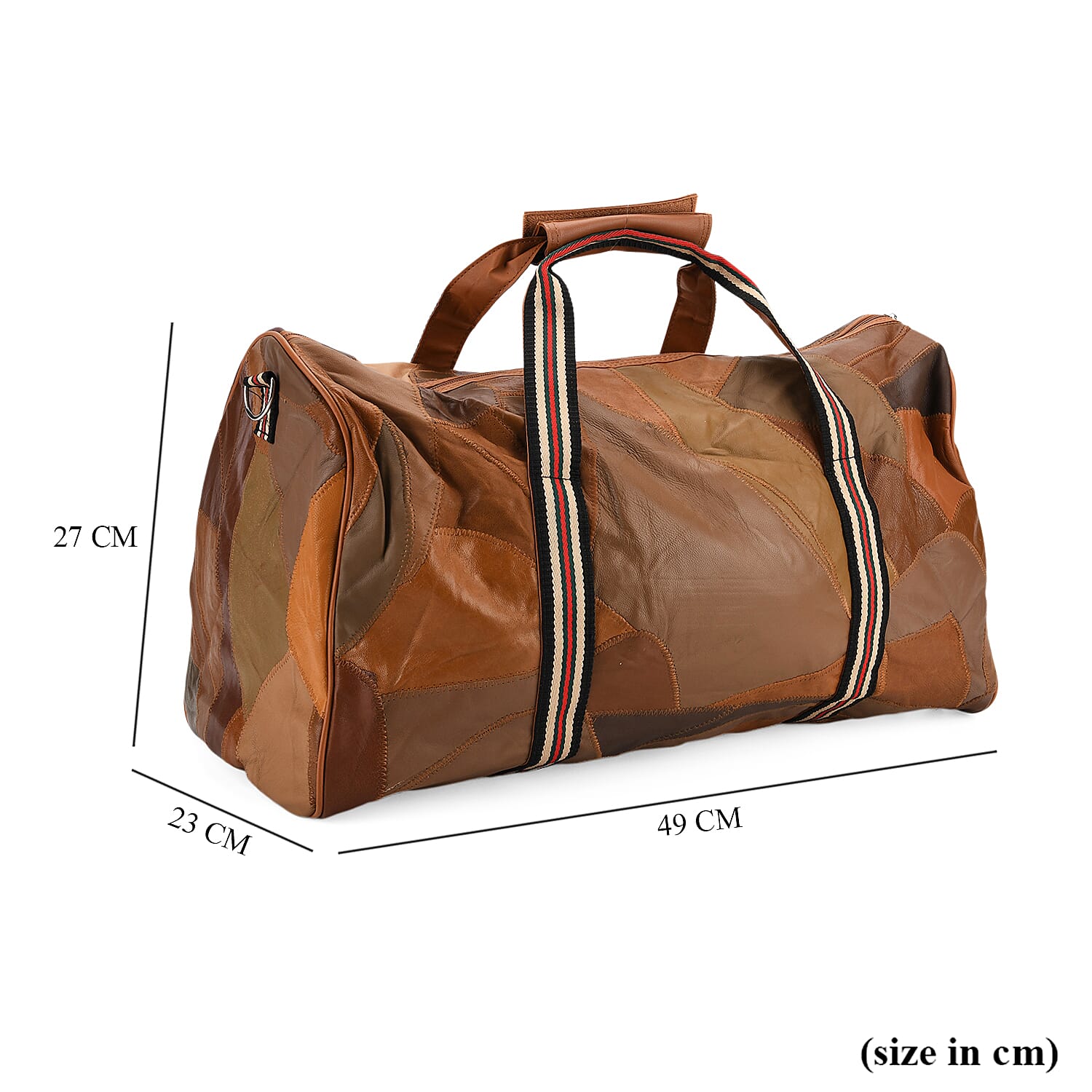 Hong Kong Closeout - 100%  Genuine Leather Travel Bag - Camel