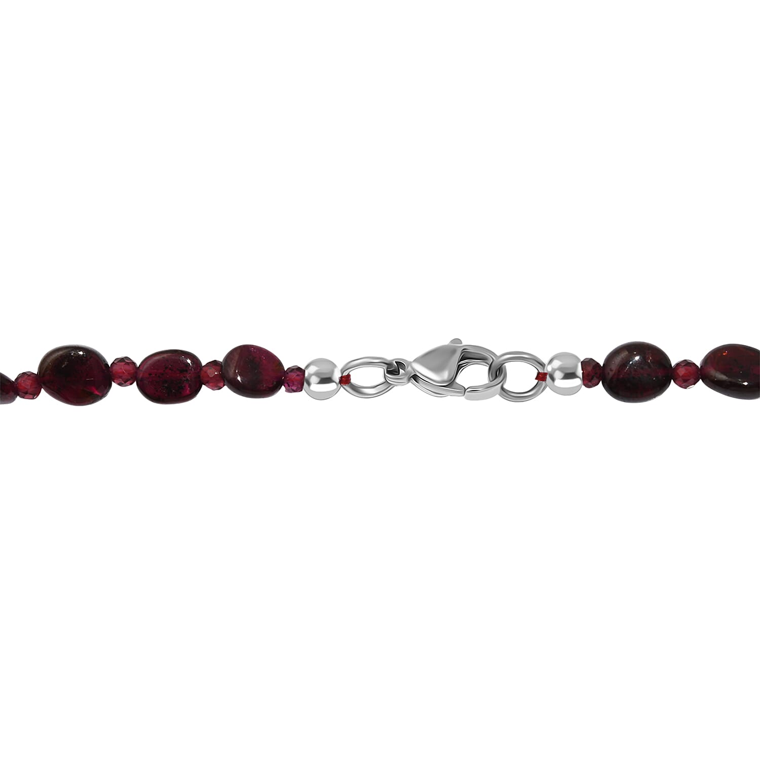 Red Garnet Necklace (Size - 20) 80.00 Ct. Red Garnet Necklace (Size - 20) 80.00 Ct.