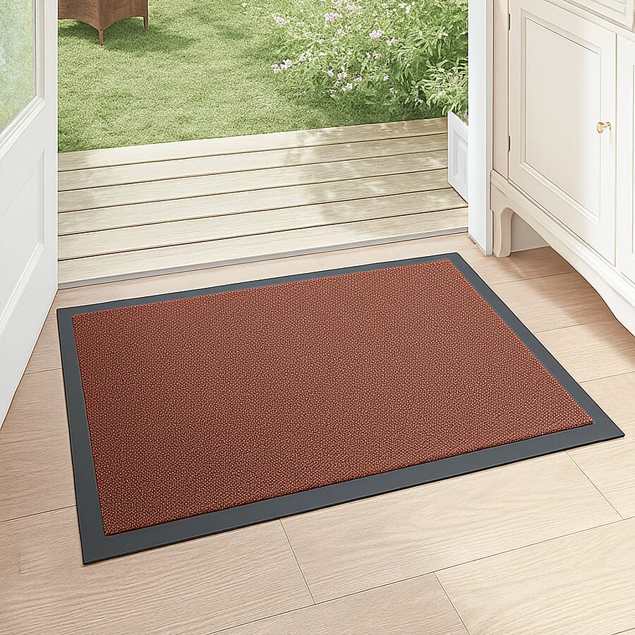 Anti Slip Ultra absorbent Microfiber Barrier Rug (Size 60x180 cm) - Brown