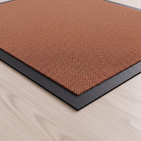 IW Microfiber Rug and Door Mat (Size 60x180 cm) - Brown