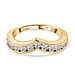 Luxuriant Diamond Lab Grown Diamond Wishbone Ring in Sterling Silver