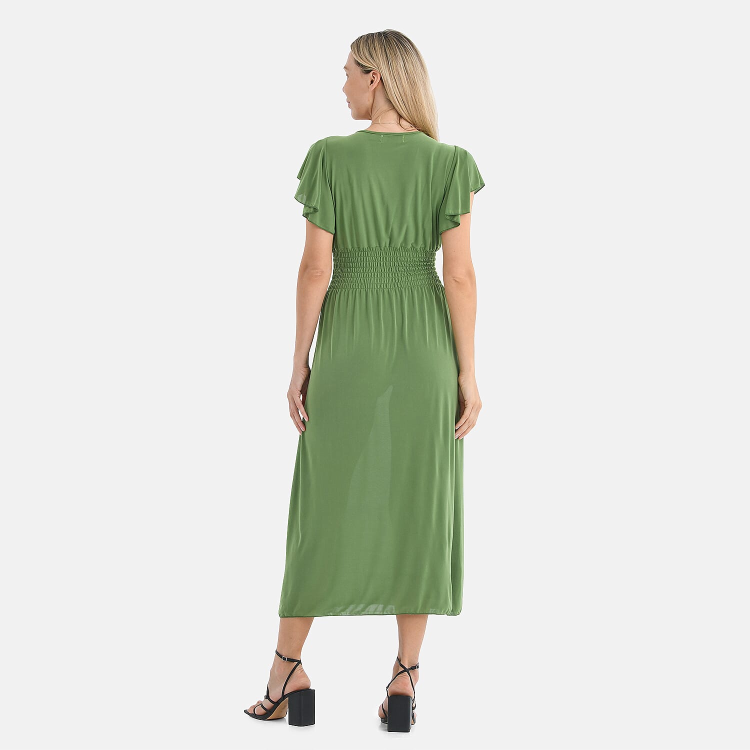 Maisi-Patterned-Midi-Size-One-Size-Curve-Green-Red