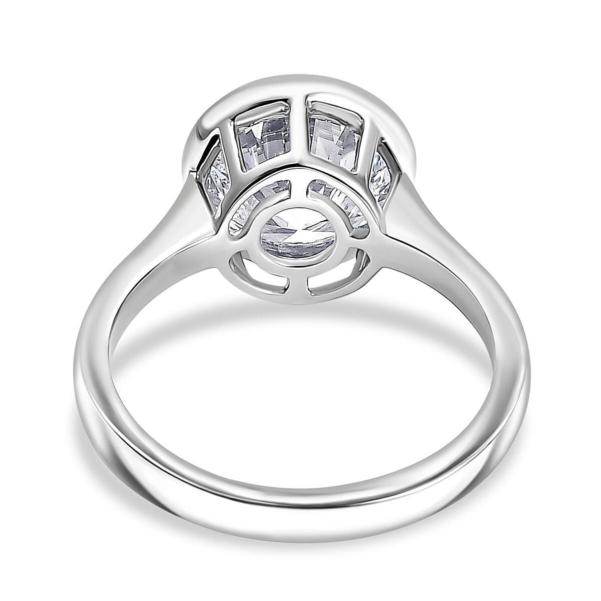 Luxuriant 950 Platinum IGI Certified (VS-F) Lab Grown Diamond Solitaire Ring 3.50 Ct, Platinum Wt. 5.63 Gms.