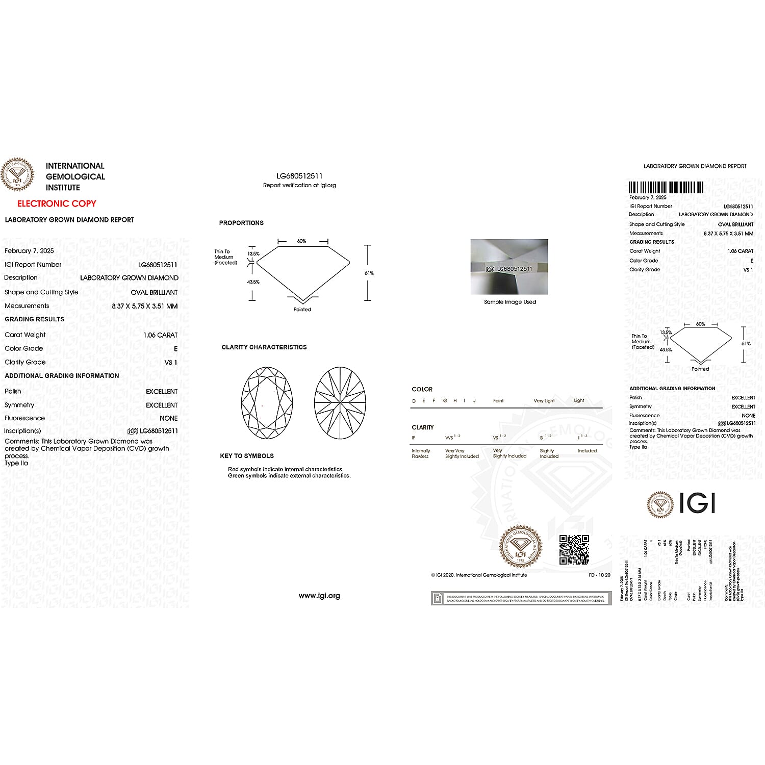 Luxuriant 950 Platinum IGI Certified Lab Grown Diamond (VS-EF) Ring 1.50 Ct.