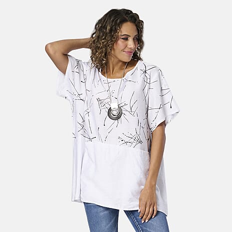 IW Woven Top (Size - 12) - White