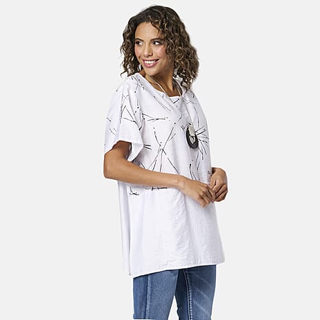 IW Woven Top (Size - 12) - White