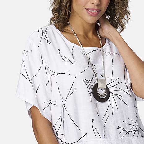 IW Woven Top (Size - 14) - White