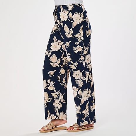 Woven Jean and Pant-Trouser (Size - 12) - Navy