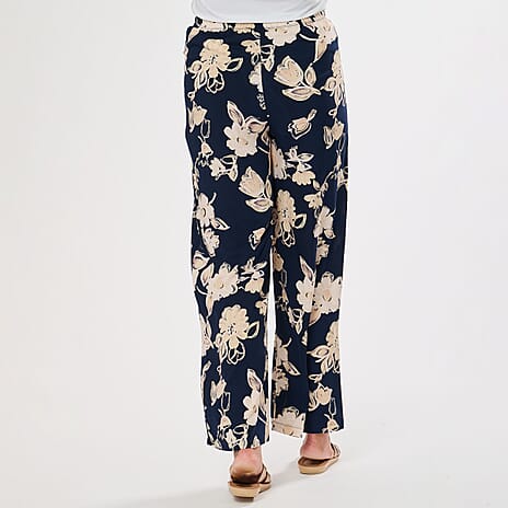 Woven Jean and Pant-Trouser (Size - 22) - Navy