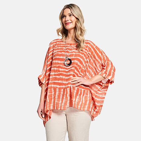 Woven Top (Size - 10) - Peach