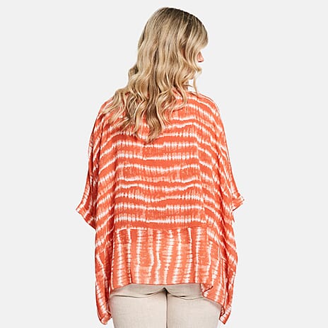 Woven Top (Size - 10) - Peach