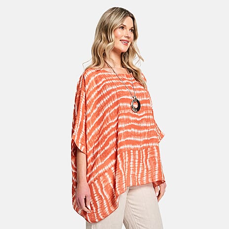 Woven Top (Size - 22) - Peach