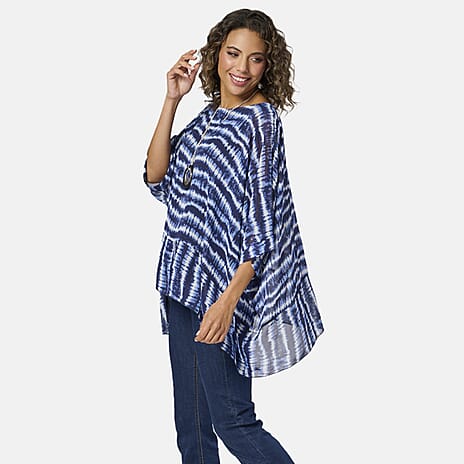 Woven Top (Size - 14) - Denim