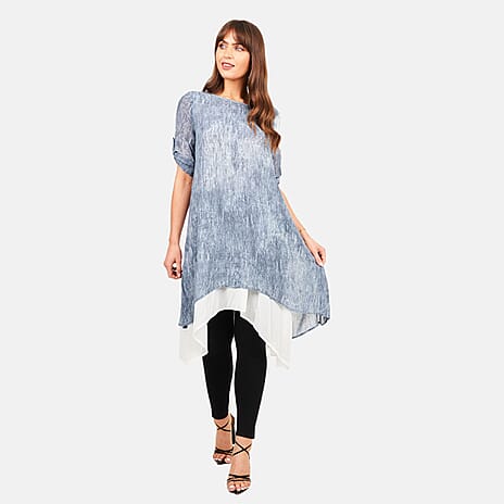 Woven Midi (Size - 22) - Denim