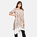 SALOOS Bella Chiffon Midi-Dress with Necklace