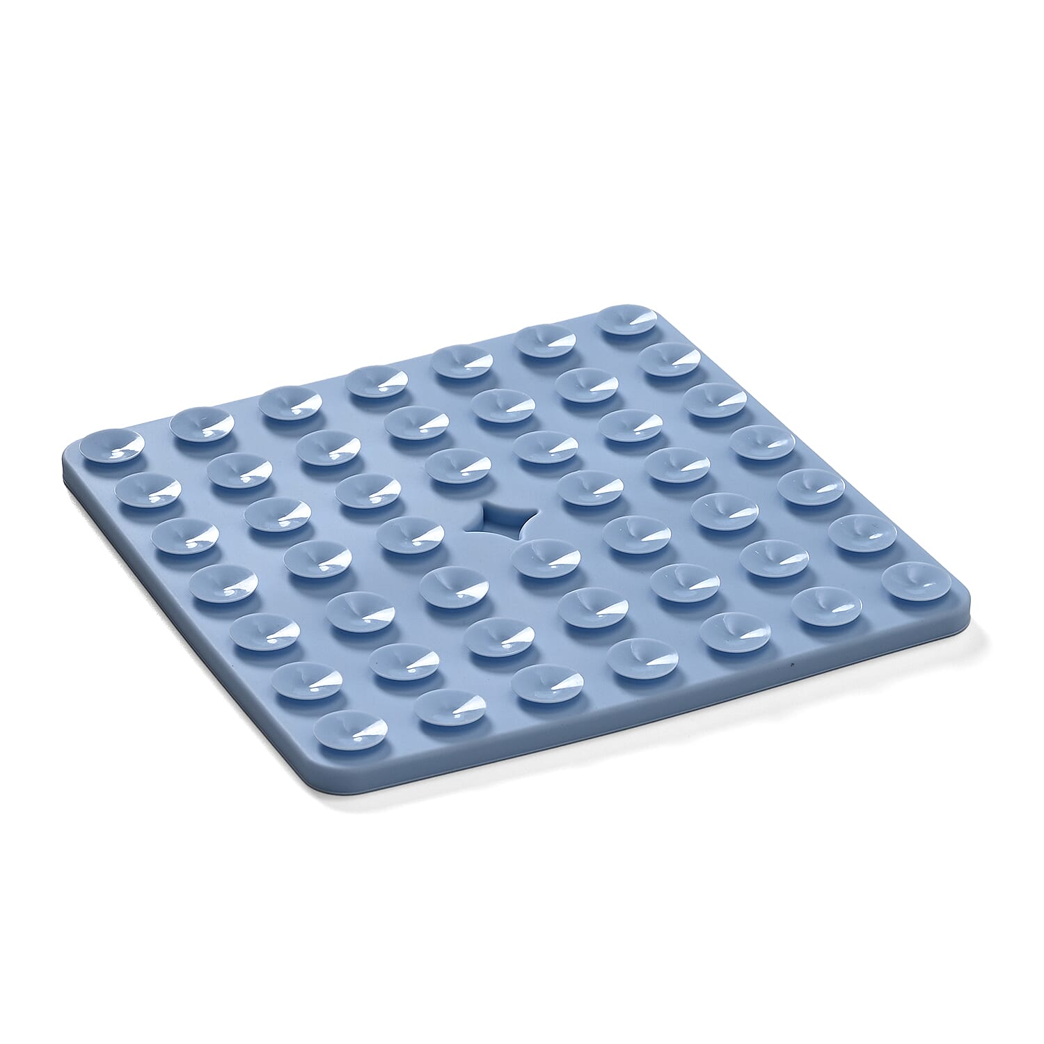 Set of 2 Food-Grade Silicone Licking Mats for Dogs - Blue & Grey