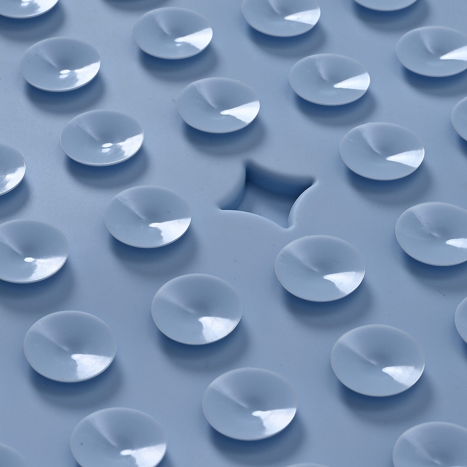 Set of 2 Food-Grade Silicone Licking Mats for Dogs - Blue & Grey