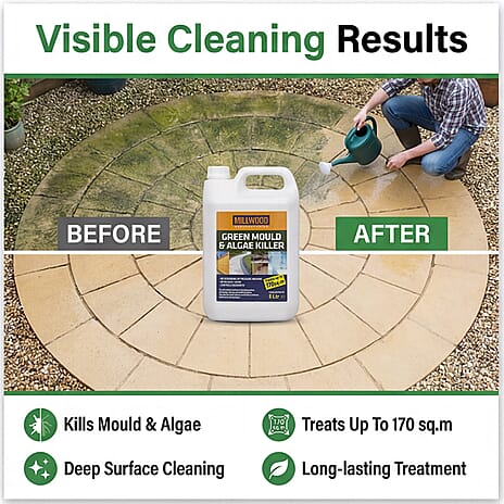 Millwood Path - Patio Mould - Algie Remover 5 Litres