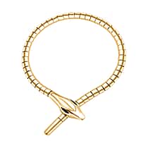 Royal Bali Collection - 9K Yellow Gold Snake Bracelet (Size - 8)