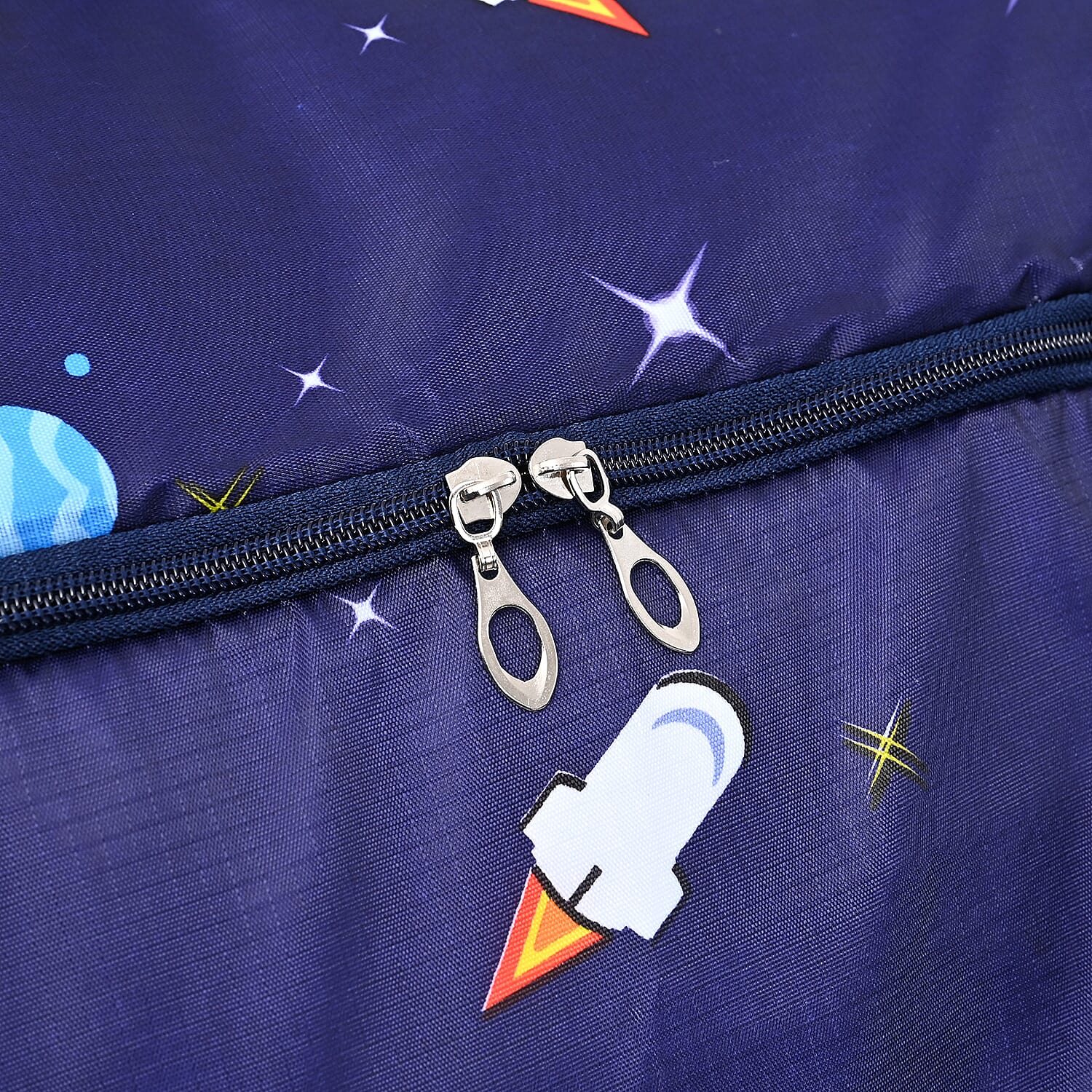 Tropical Leaf Storage Box (Size 70x50x30 cm) - Navy & Green