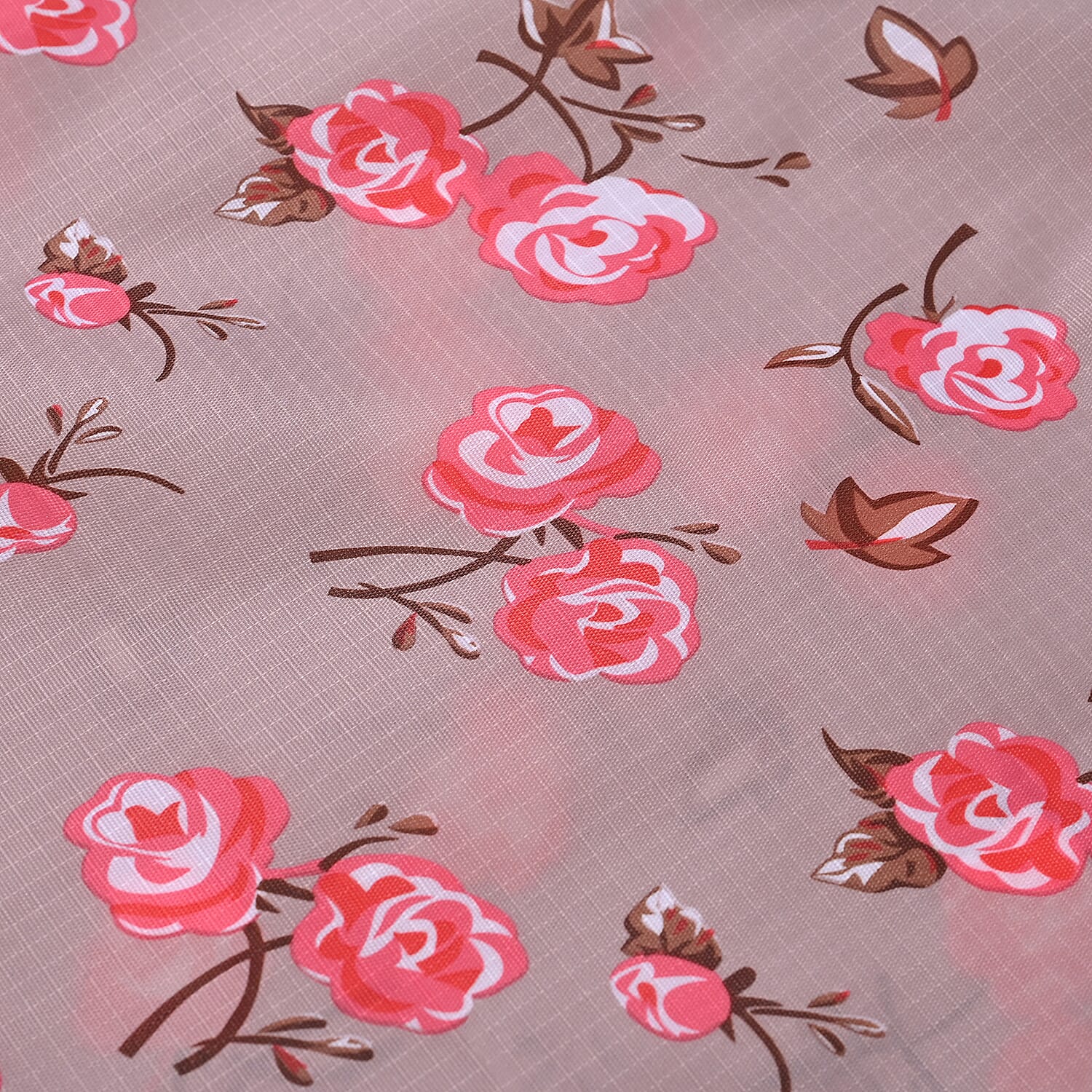 Tropical Leaf Storage Box (Size 70x50x30 cm) - Grey & Green