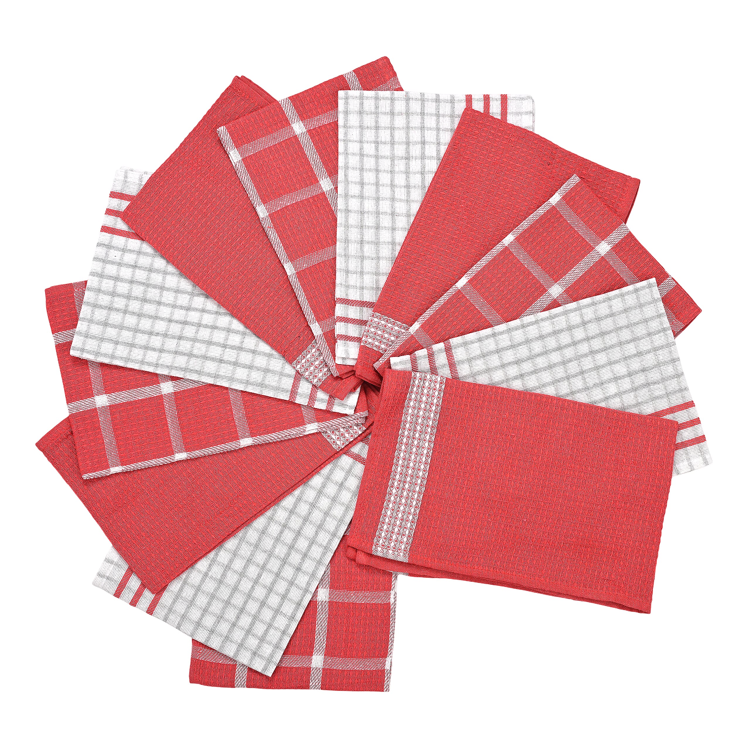 Cotton-Woven-Towel-Size-35x1-cm-Red-Green