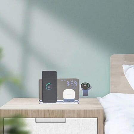 Samsung C-T ITFIT 3 in 1 Multi-function Wireless Charger - White