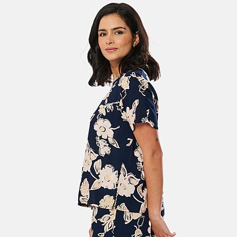 IW Woven Top (Size - 20) - Navy