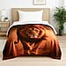 Homesmart Digital Leopard Print Flannel Cozy Throw (200x150 cm) -  Yellow