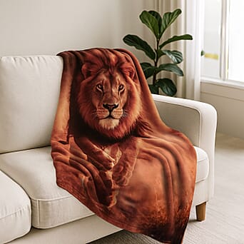 https://tjcuk.sirv.com/Products/81/0/8101922/Homesmart-Digital-Lion-Print-Flannel-Cozy-Blanket-200x150-cm-Yellow_8101922_1.jpg?w=342&h=342