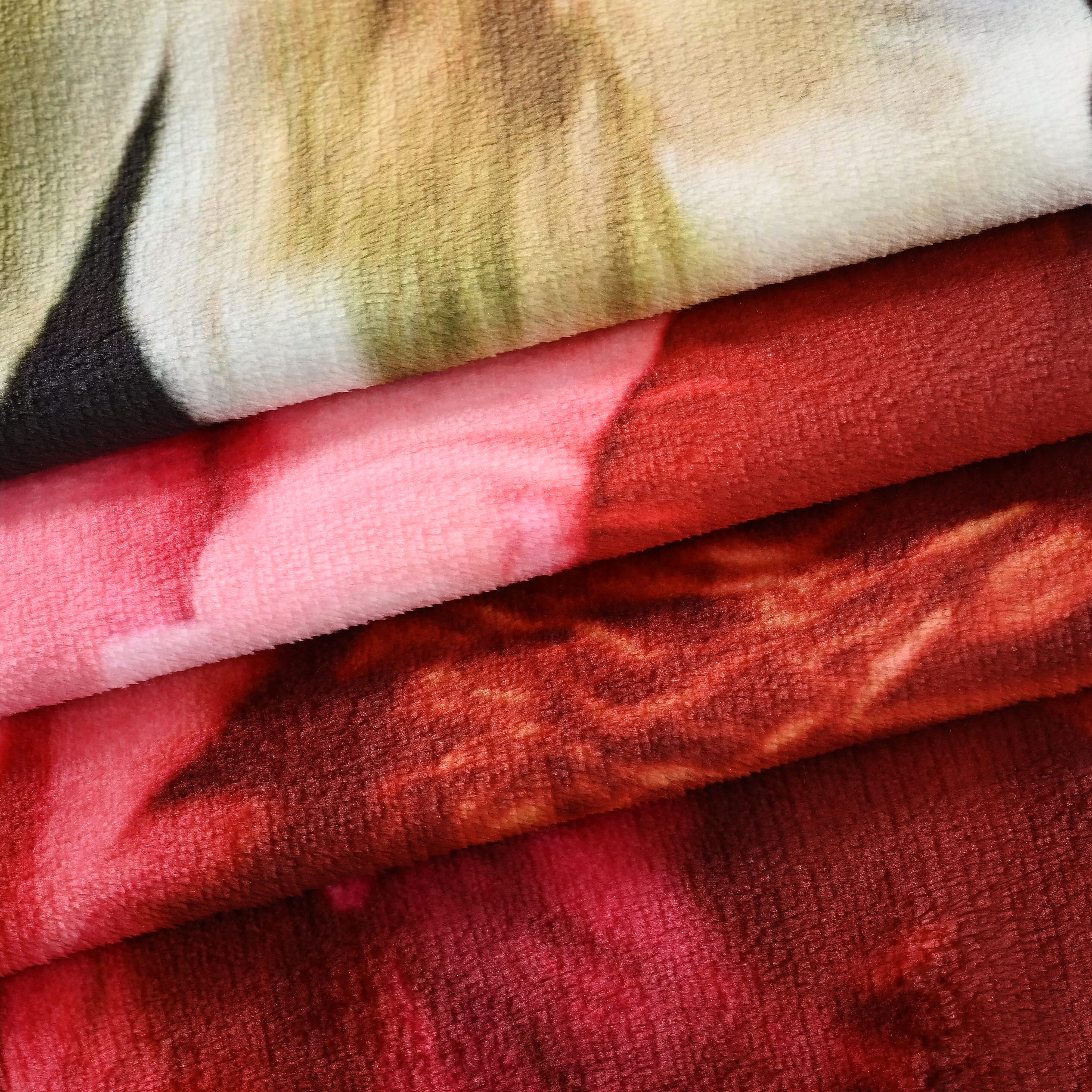 LAST IN STOCK Peony Pattern Digital Print Flannel Cozy Blanket (150x200 cm) - Pink