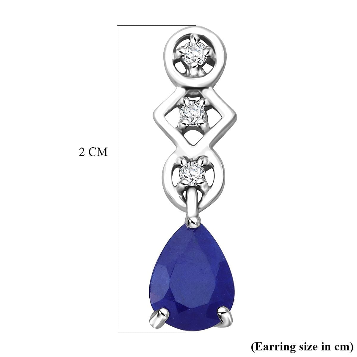 Vietnamese Cobalt Blue Spinel & Moissanite Push Back Earrings in Rhodium Overlay Sterling Silver 1.69 Ct. Vietnamese Cobalt Blue Spinel & Moissanite Push Back Earrings in Rhodium Overlay Sterling Silver 1.69 Ct.