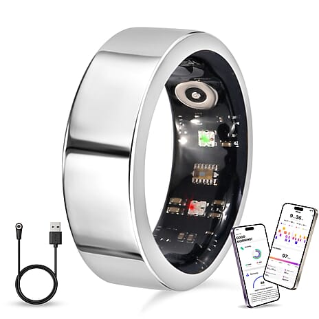 Soul Smart - Stainless Steel Smart RingV1- IP68 Waterproof Multi-Function Health & Fitness Tracker