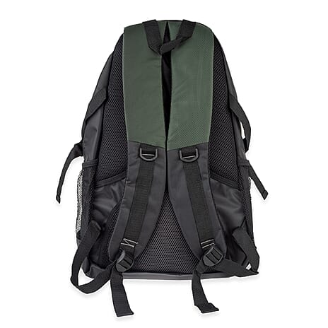 IW PU Backpack (Size 20x33x50 cm) - Black Green