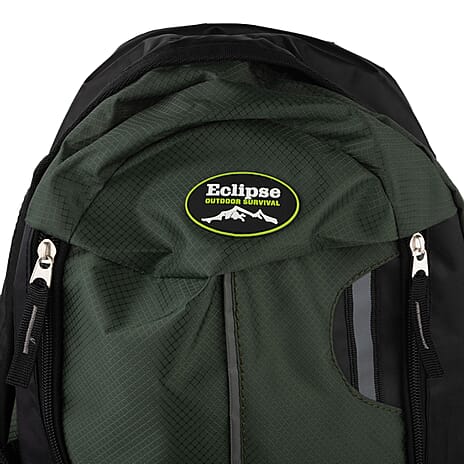 IW PU Backpack (Size 20x33x50 cm) - Black Green