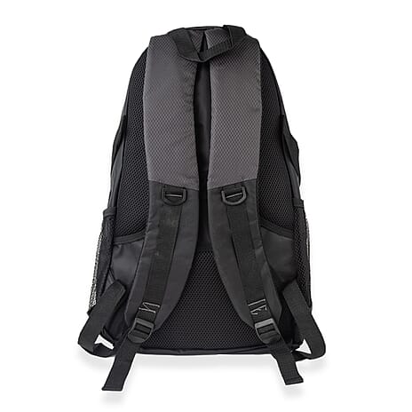 Eclipse Outdoor Two Tone Sporty Travel Backpack (33 Litre) - Black - Grey