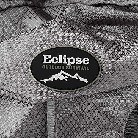 Eclipse Outdoor Two Tone Sporty Travel Backpack (33 Litre) - Black - Grey