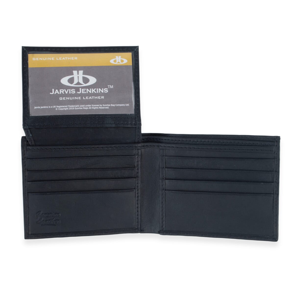 Carton Mens Bifold Wallet - Black