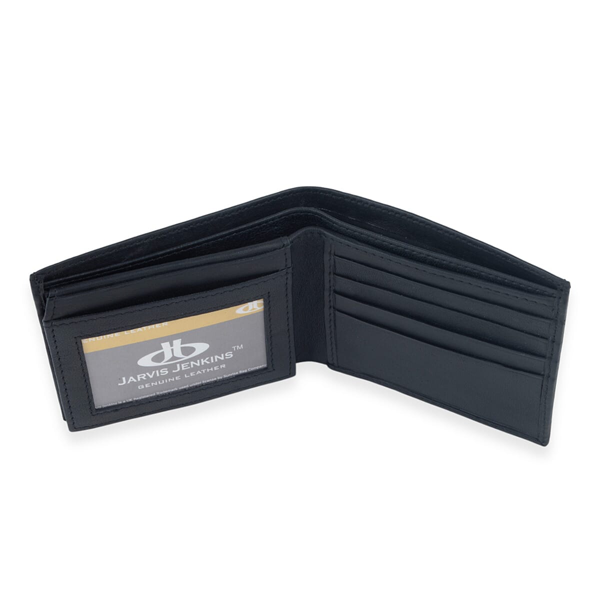 Carton Mens Bifold Wallet - Black