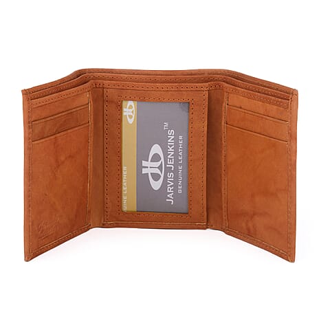 Carton Mens Bifold Wallet - TAN