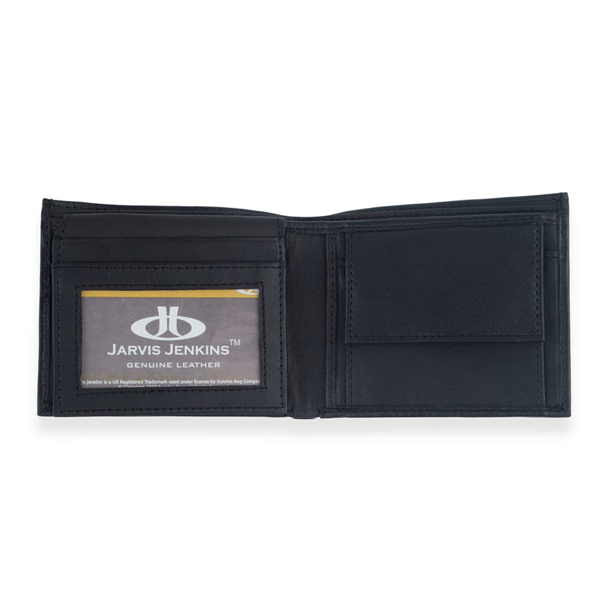 Carton Mens Bifold Wallet - Black