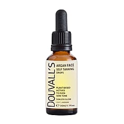 Douvall's Argan Face Self Tanning Drops 30ml: Medium-Dark